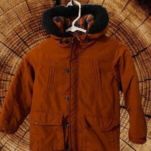 Solocote Boy's Plaid Coat with Hood